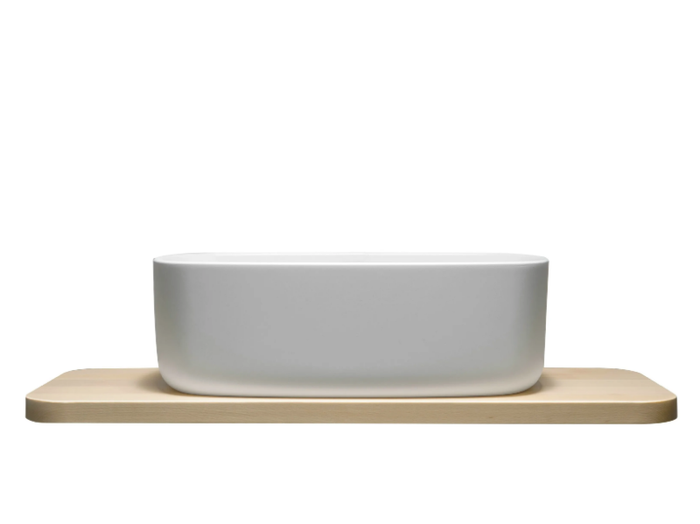 BOUNCE COUNTER - Countertop single washbasin _ EVER Life Design